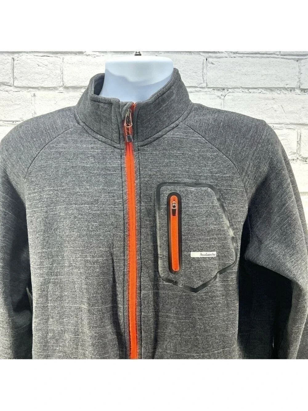 Avalanche Mens Thermal Mid-Layer Volcan Zip Jacket Size L